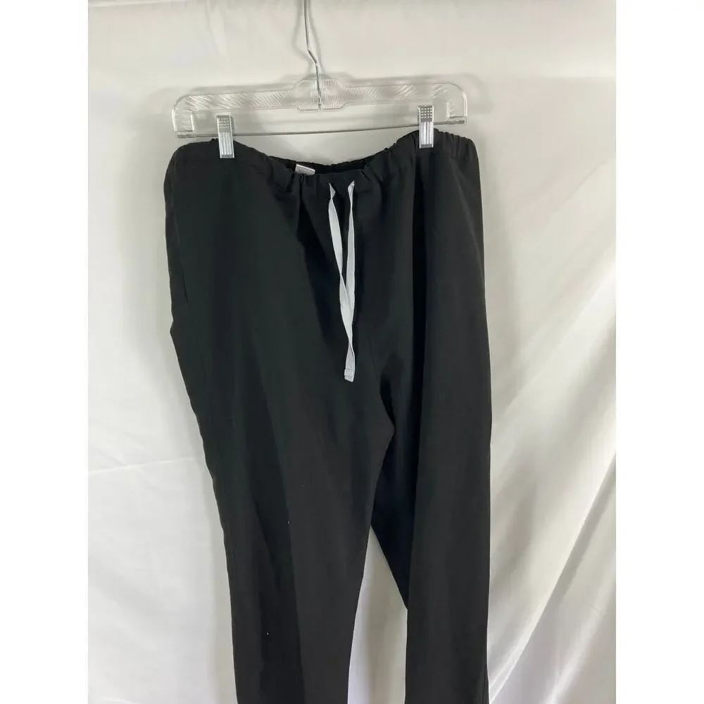 FIGS Men's Pisco Basic Scrub Pants Size Medium Black FM4500 XXL
